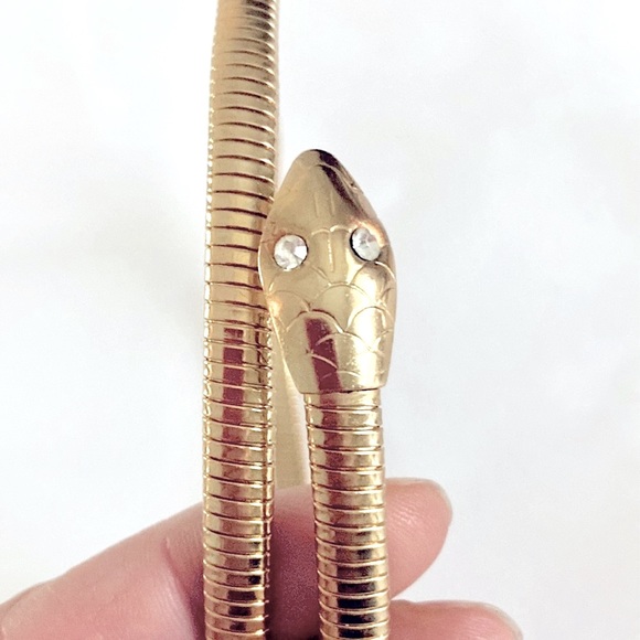 LAST ONE🎯Vintage 80’s Snake choker adjustable neck wrap lariat - Picture 5 of 6